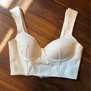 superdown Ivory Longline Padded Bralette